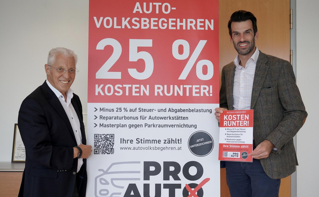 Foto: Udo Landbauer mit Gerhard Lustig (li.), FPÖ Niederösterreich